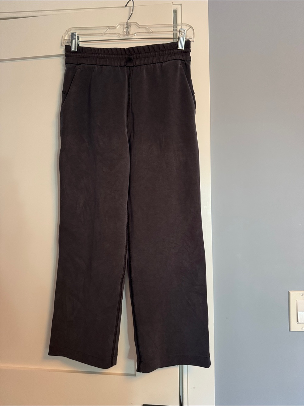 lululemon athletica Black Wide-Leg Jogger Pants